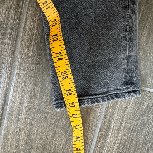 Agolde Toni Mid Rise Straight Leg Jeans in Ceremony Gray 28 - Picture 8 of 10